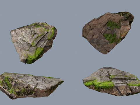 Maya rocks 3D Model