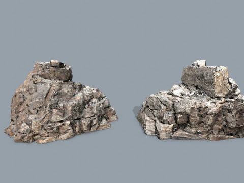Desert rocks 3D Model