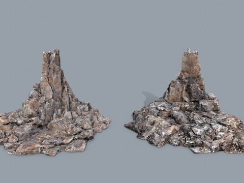 Desert rocks Modello 3D