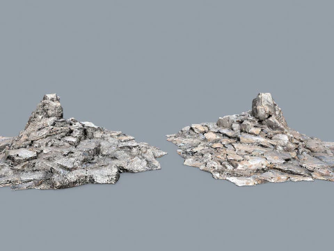Desert rocks 3D Model