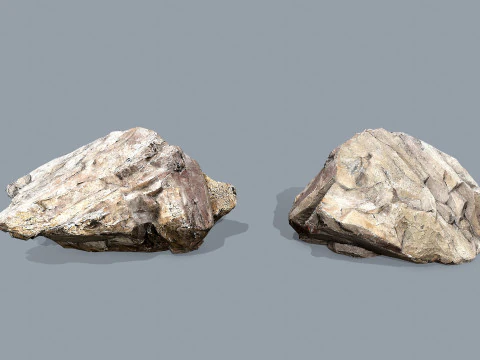 Desert rocks 3D Model