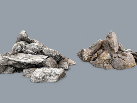 Desert rocks Modello 3D