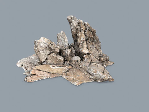 Desert rocks 3D Model