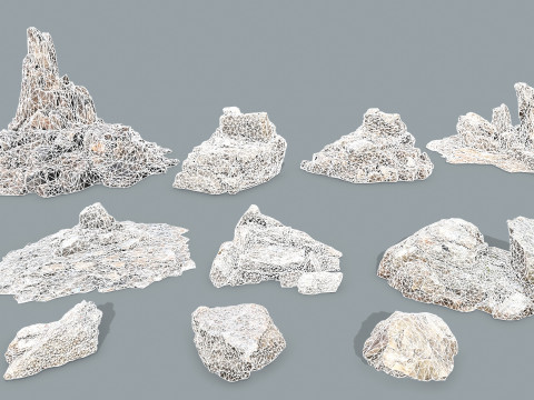 Desert rocks Modello 3D