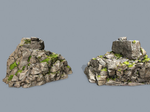 Cliff rocks 3D Модель