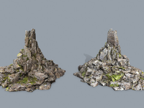 Cliff rocks 3D Модель