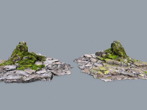 Cliff rocks 3D Модель