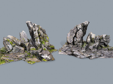 Cliff rocks 3D Модель