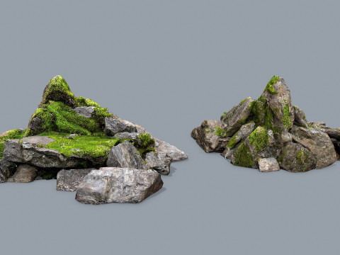 Cliff rocks 3D Модель