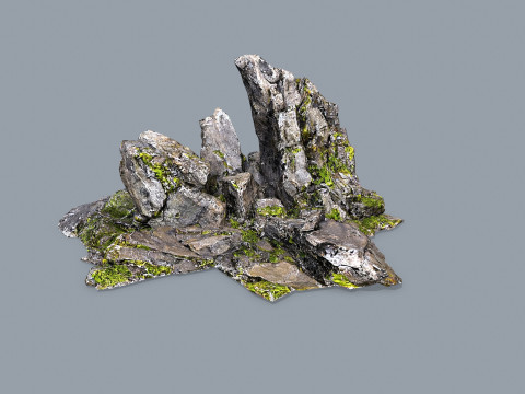 Cliff rocks 3D Модель