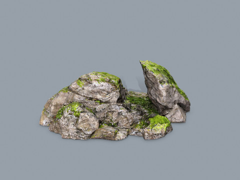 Cliff rocks 3D Модель