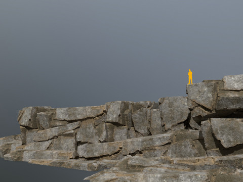 Desert rocks 3D मॉडल