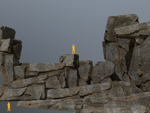 Desert rocks 3D Model