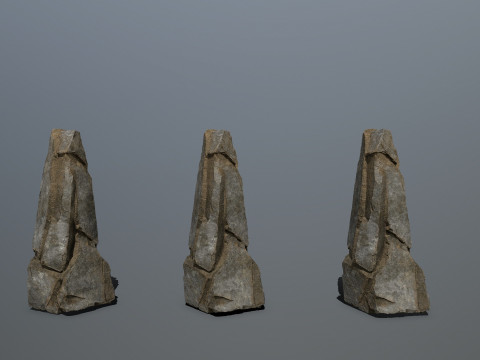 Desert rocks 3D Model