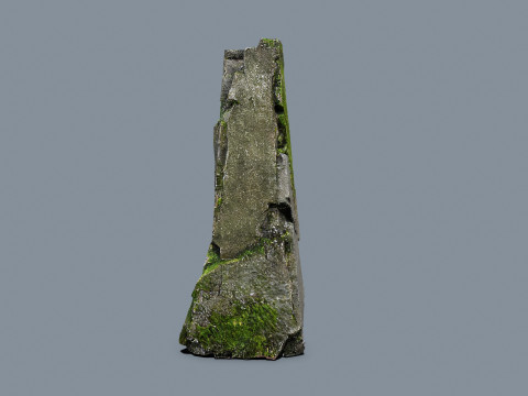 Mossy rocks 3D Model
