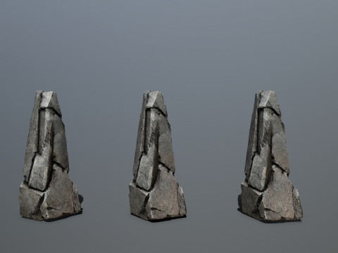 Cliff rocks 3D Модель