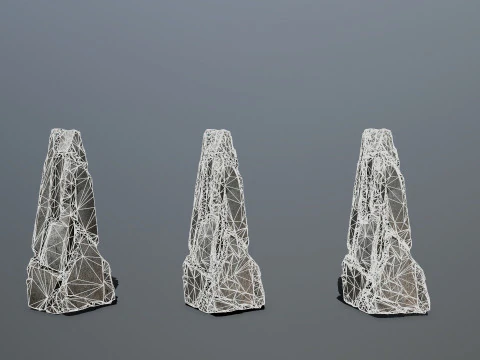 Cliff rocks 3D Model