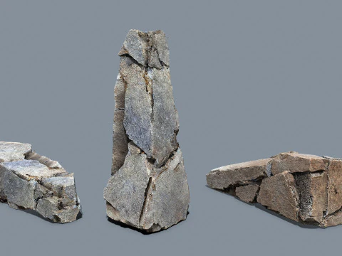 Desert rocks 3D Model