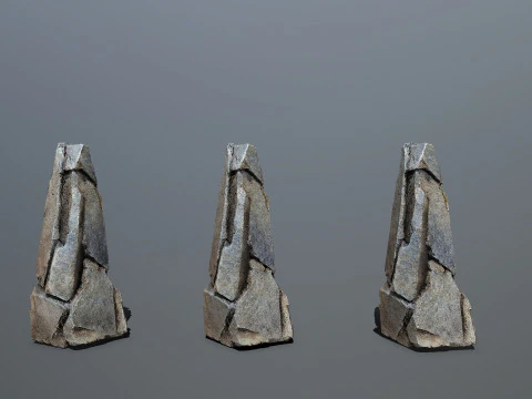 Desert rocks 3D Model