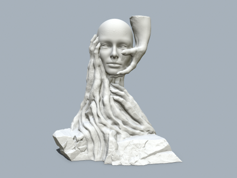 Printable model Handsof the devil Modello di stampa 3D
