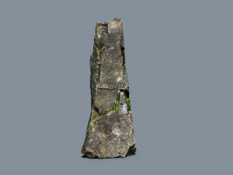 Mossy rocks 3D मॉडल