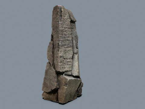 Cliff rocks 3D Model
