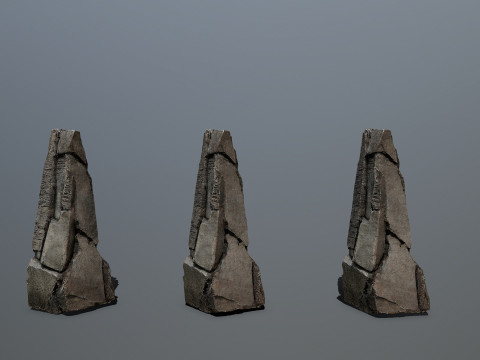 Cliff rocks 3D 모델