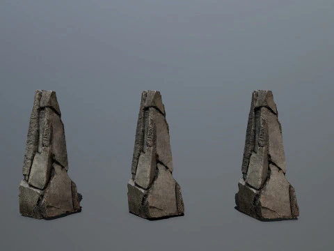 Cliff rocks 3D Model