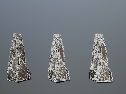 Cliff rocks 3D 모델