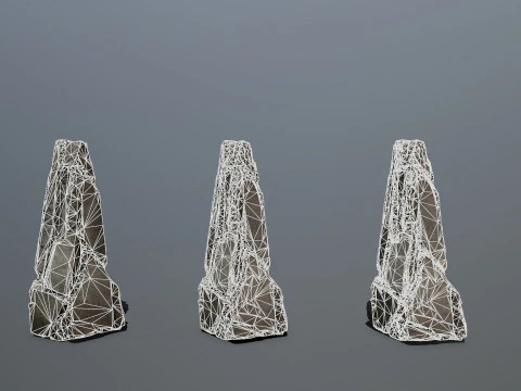 Cliff rocks 3D Model