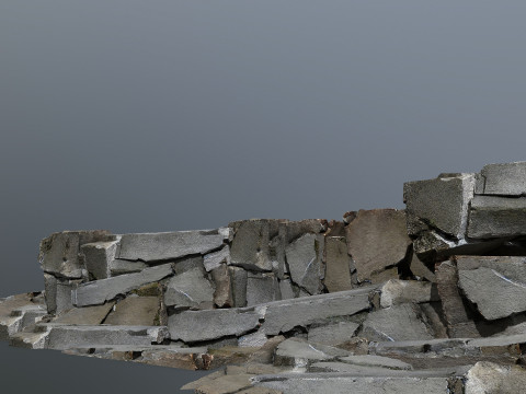 Cliff rocks 3D Model