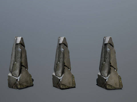 Cliff rocks 3D-Modell