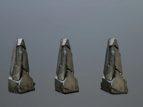 Cliff rocks 3D Model