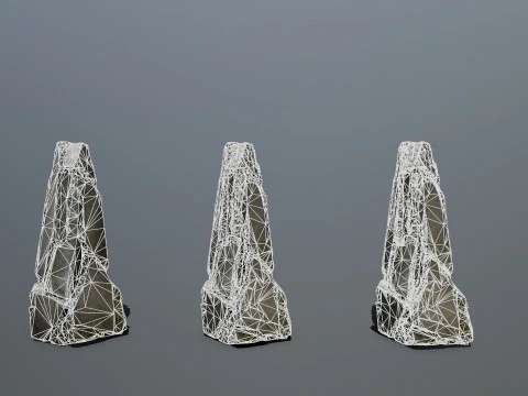 Cliff rocks 3D Model