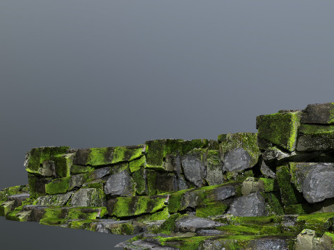 Forest rocks 3D Model