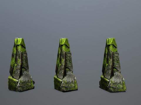 Forest rocks 3D Model