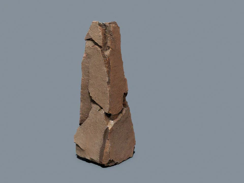Desert cliff rocks 3D Model