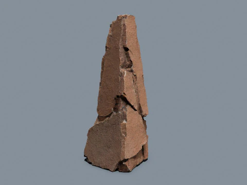 Desert cliff rocks 3D Model