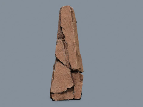 Desert cliff rocks 3D Model
