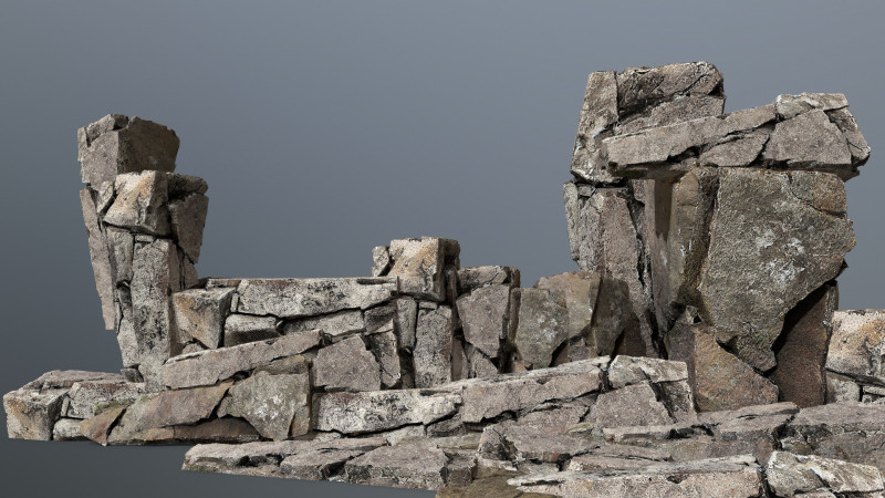 Desert cliff rocks 3D मॉडल .c4d .max .obj .3ds .fbx .stl .blend 
