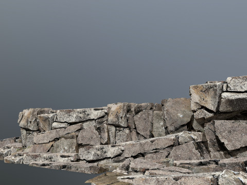 Desert cliff rocks 3D मॉडल