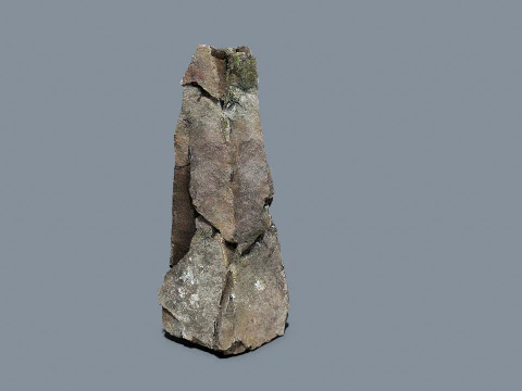 Desert cliff rocks 3D Model