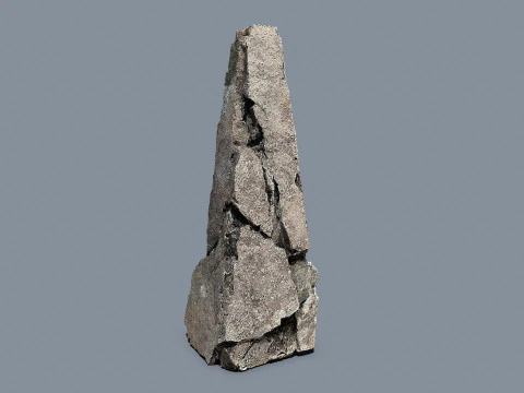 Desert cliff rocks 3D Model