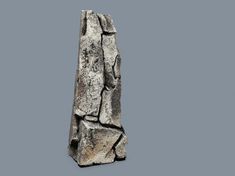 Desert cliff rocks 3D Model