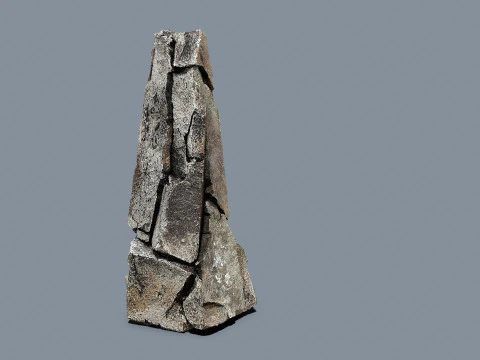 Desert cliff rocks 3D Model
