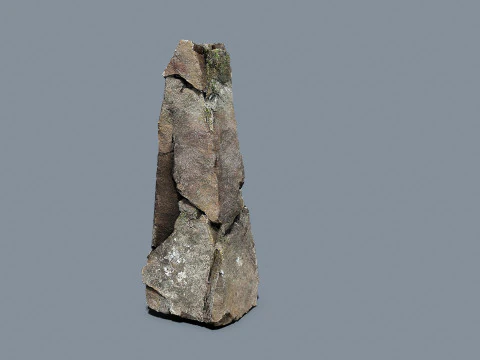 Desert cliff rocks 3D Model
