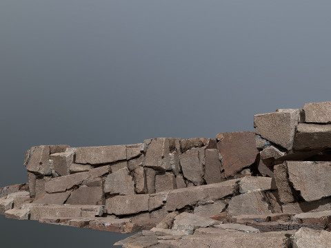Desert rocks 3D Model