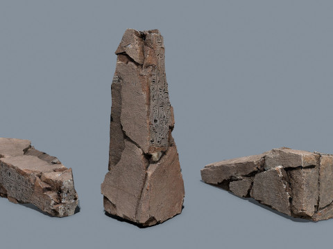 Desert rocks 3D Model