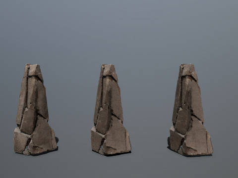 Desert rocks 3D Model