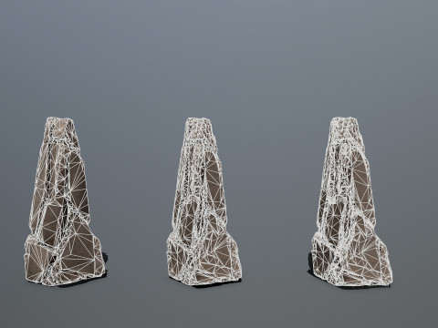 Desert rocks 3D Model